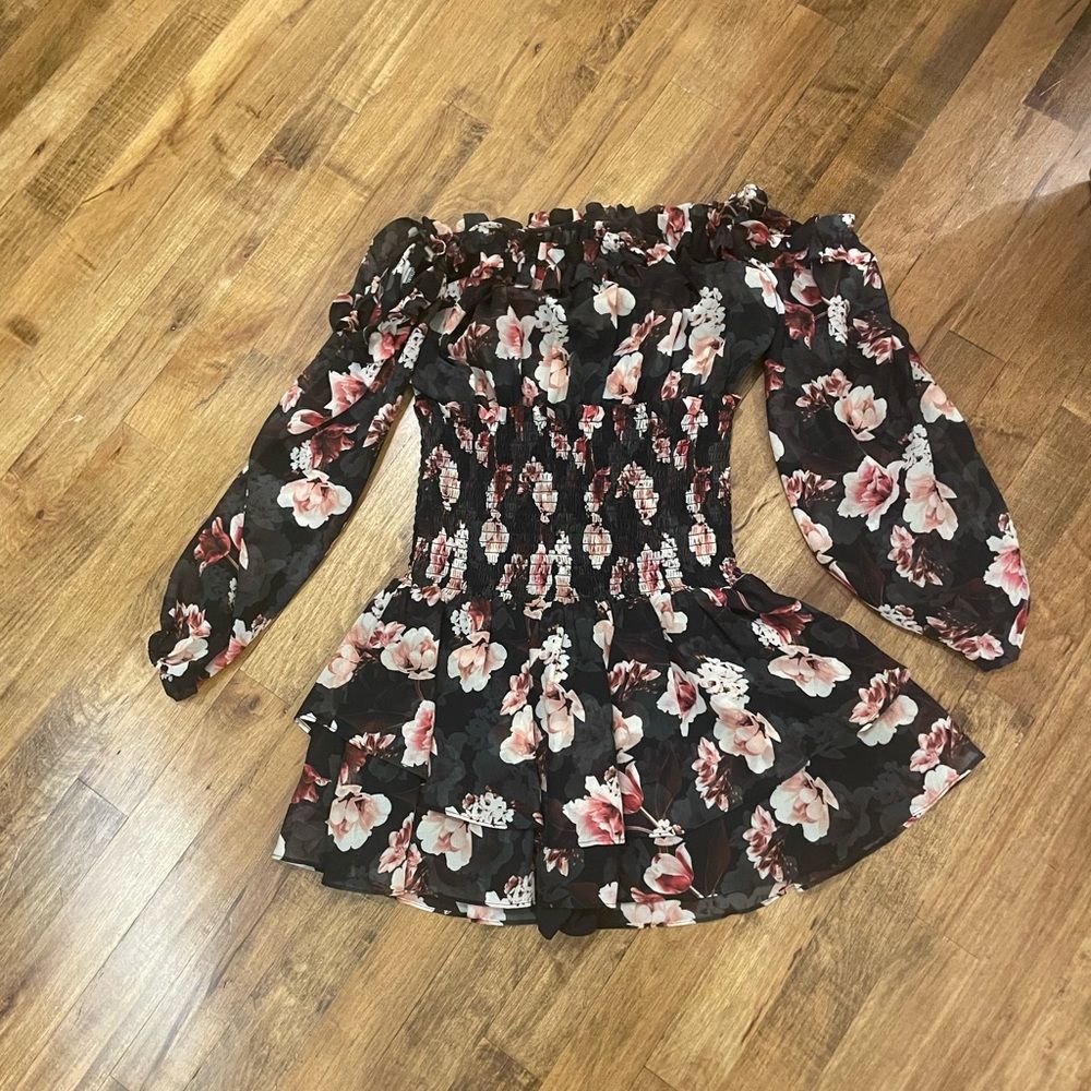 Blue Life Floral Romper